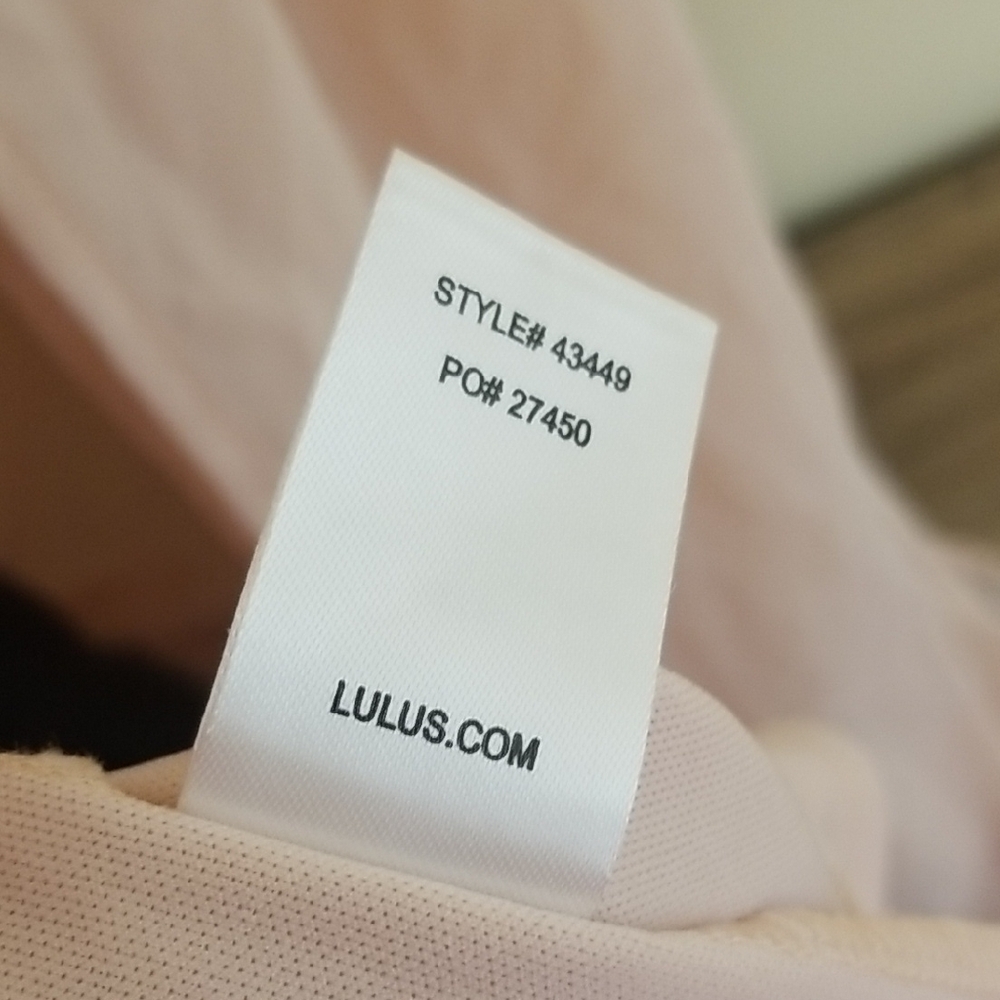 NWT Lulus Heavenly Hues Blush Pink Maxi Dress Elegant Formal Special Occasion XL - Picture 13 of 14